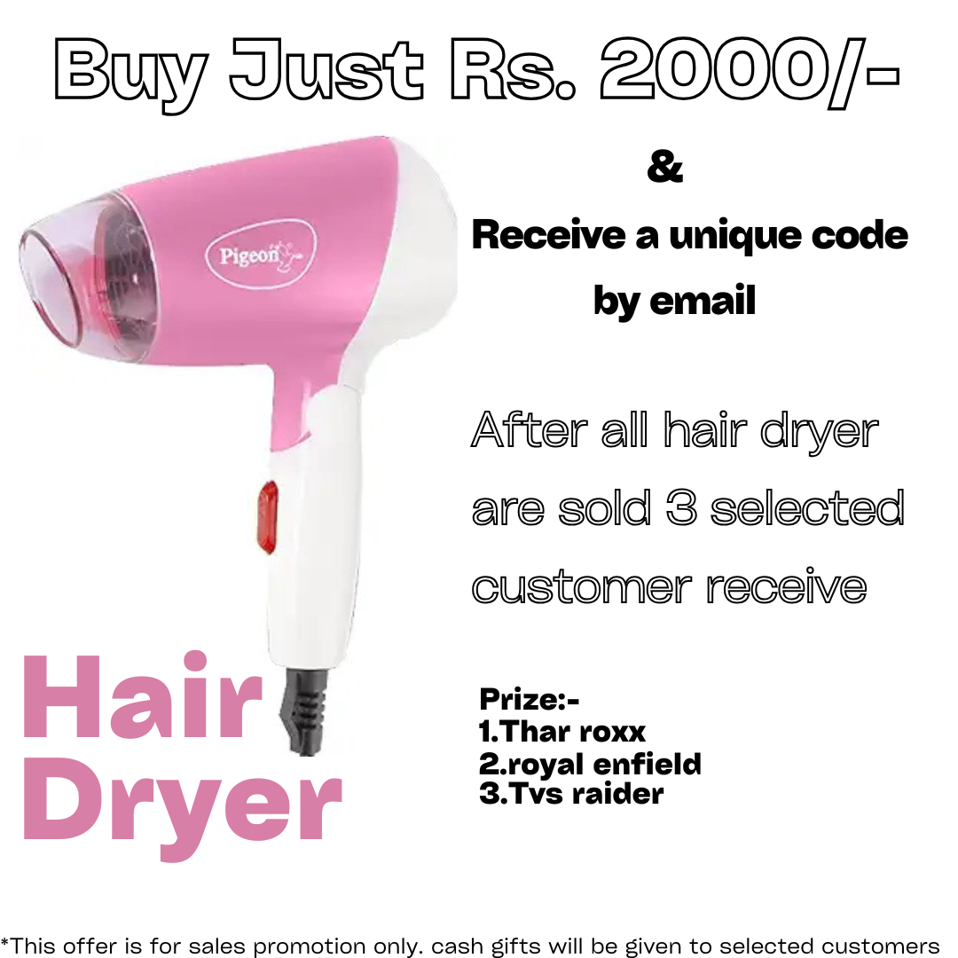 Hair Dryer ₹2000